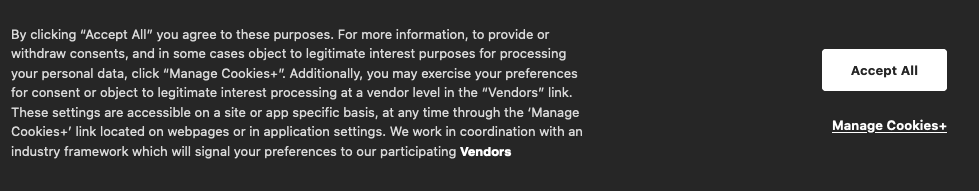 Cookie consent example 1