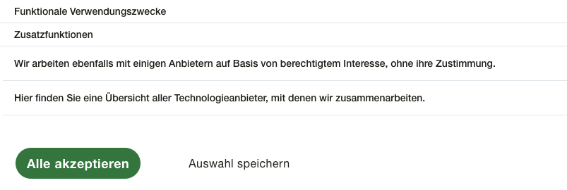 Cookie consent example 2